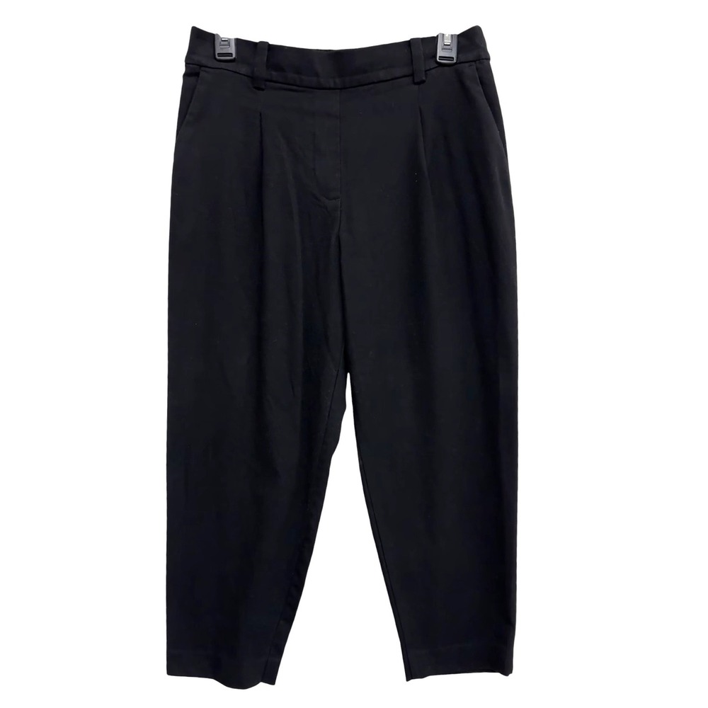 LOFT Women's MP Black Straight Leg Dress Pants Pull On Career Office Trousers